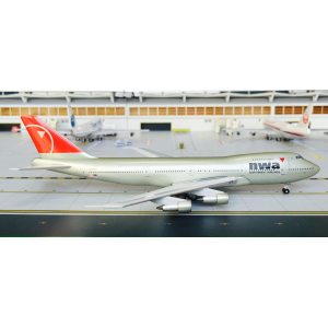 Northwest Airlines 美国西北航空 Boeing 747-200 N638US 2003s colors. ACN638US AeroClassics 1:400