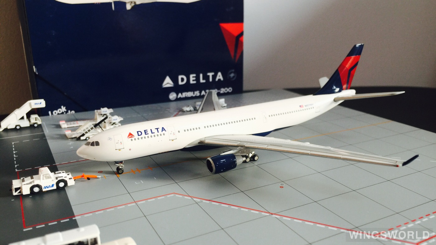 Geminijets 1:400 GJDAL1154 Delta Air Lines 达美航空 Airbus A330-200 N857NW
