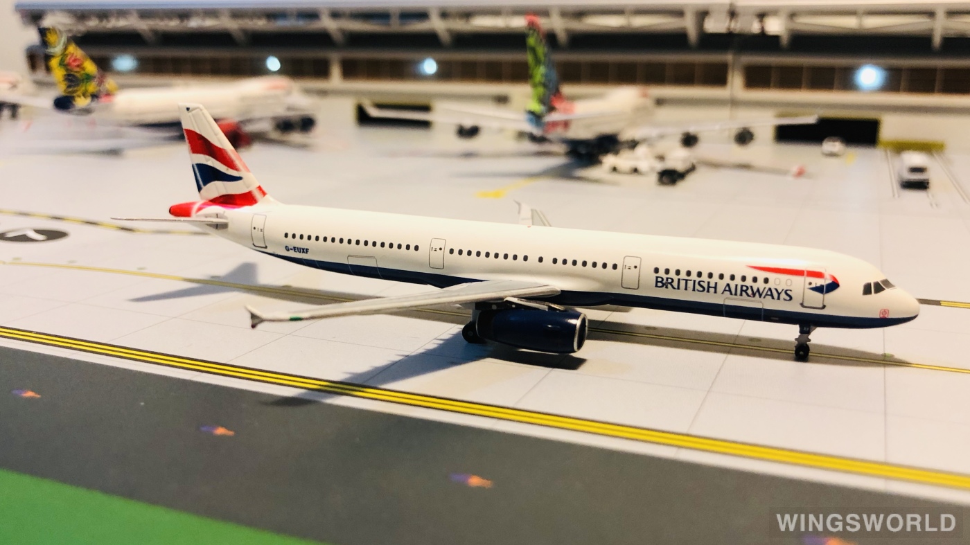 AeroClassics 1:400 ACGEUXF British Airways 英国航空 Airbus A321 G-EUXF