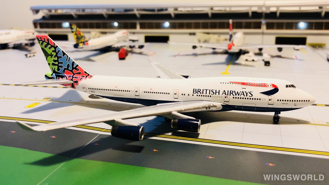 Big Bird 1:400 BB4-2004-42 British Airways 英国航空 Boeing 747-400 G-BNLZ