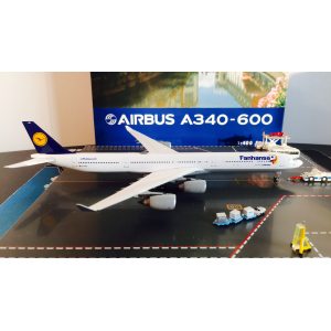 Lufthansa 汉莎航空 Airbus A340-600 D-AIHQ Fanhansa PH04057 Phoenix 1:400