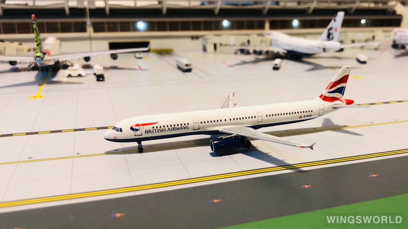 AeroClassics 1:400 ACGEUXF British Airways 英国航空 Airbus A321 G-EUXF