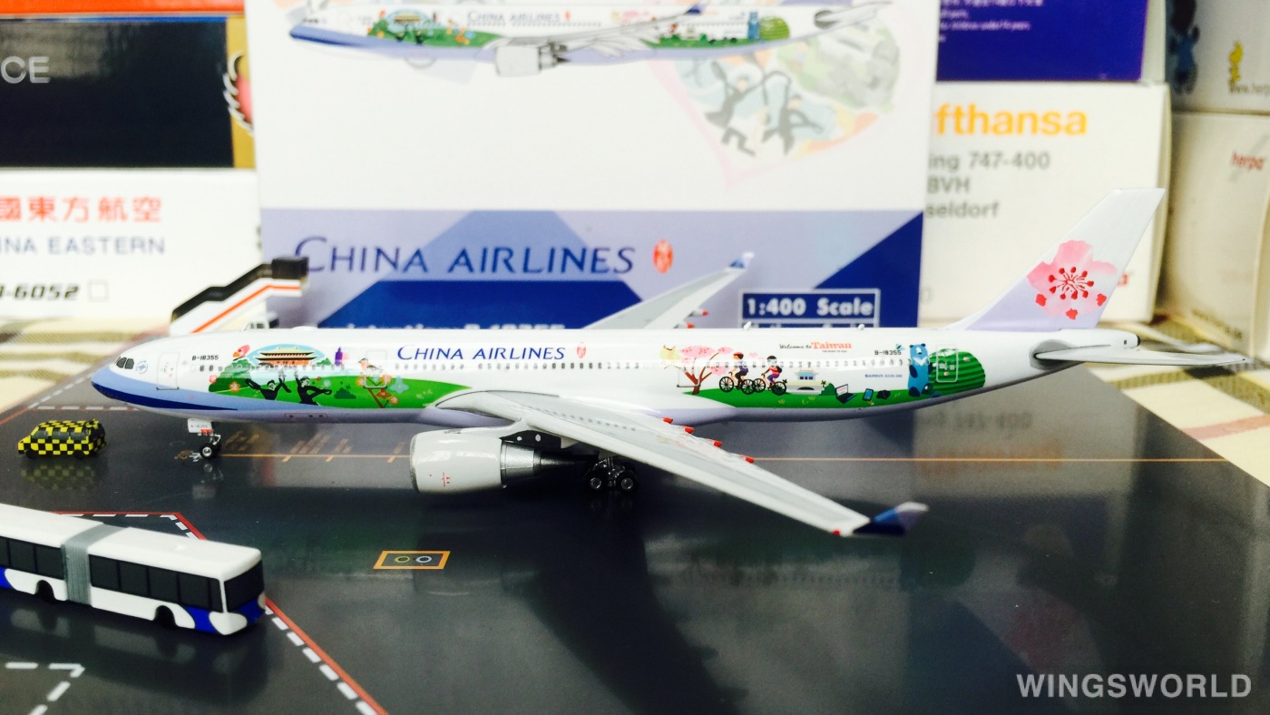 Phoenix 1:400 PH10887 China Airlines 中华航空 Airbus A330-300 B-18355