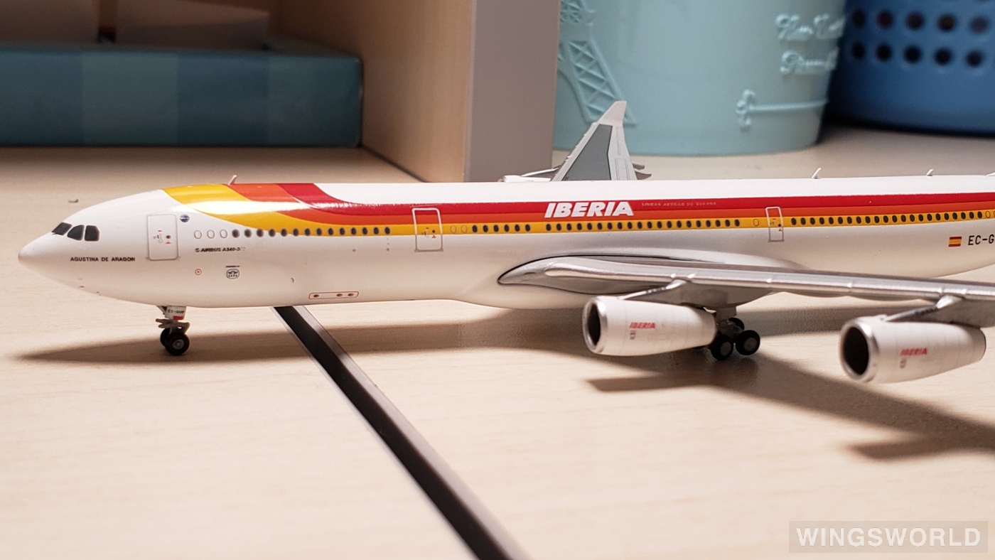 Geminijets 1:400 GJIBE1630 Iberia 西班牙国家航空 Airbus A340-300 EC-GUP