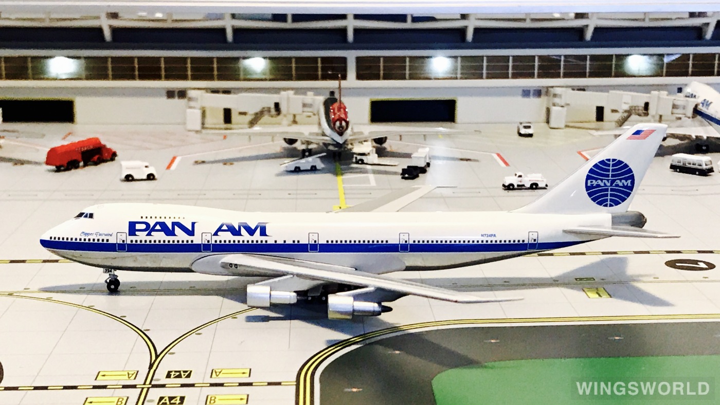 AeroClassics 1:400 PAAMC018 Pan Am 泛美航空 Boeing 747-200 N724PA