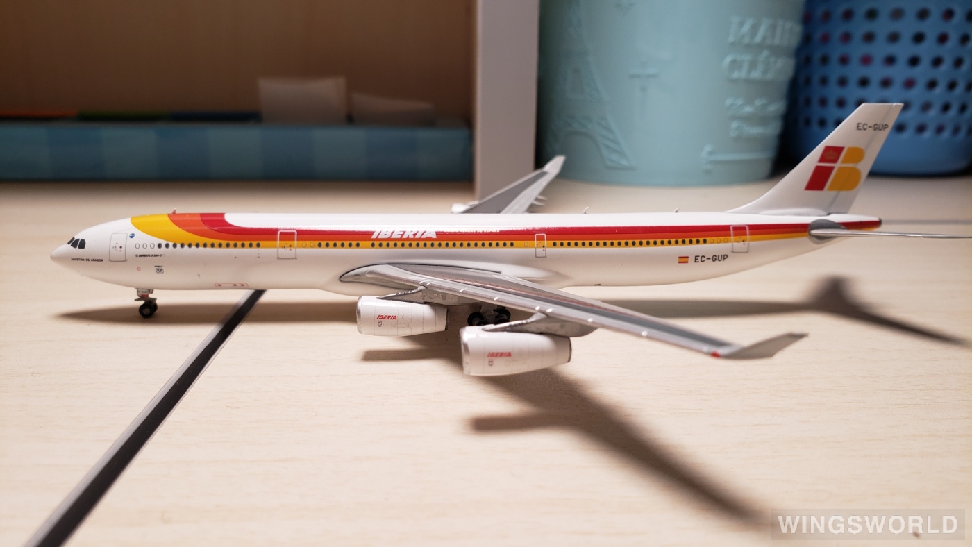 Geminijets 1:400 GJIBE1630 Iberia 西班牙国家航空 Airbus A340-300 EC-GUP