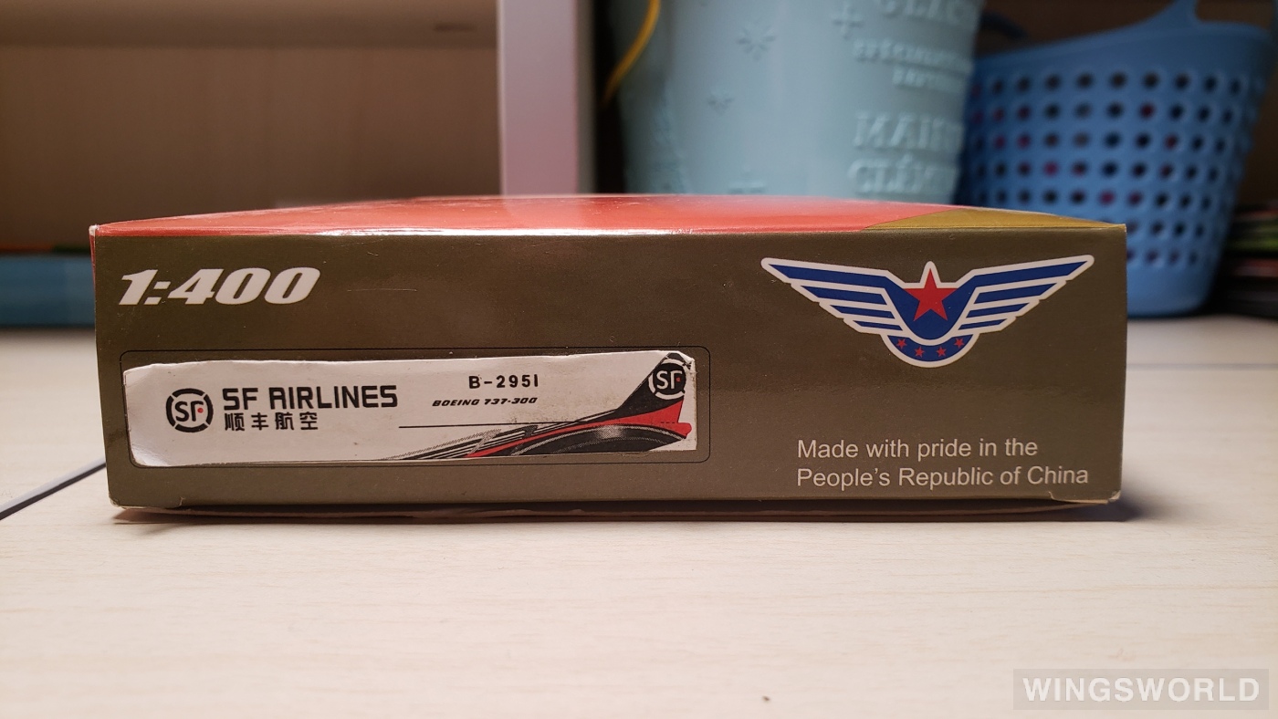 AeroClassics 1:400 ACB2951 SF Airlines 顺丰航空 Boeing 737-300 B-2951