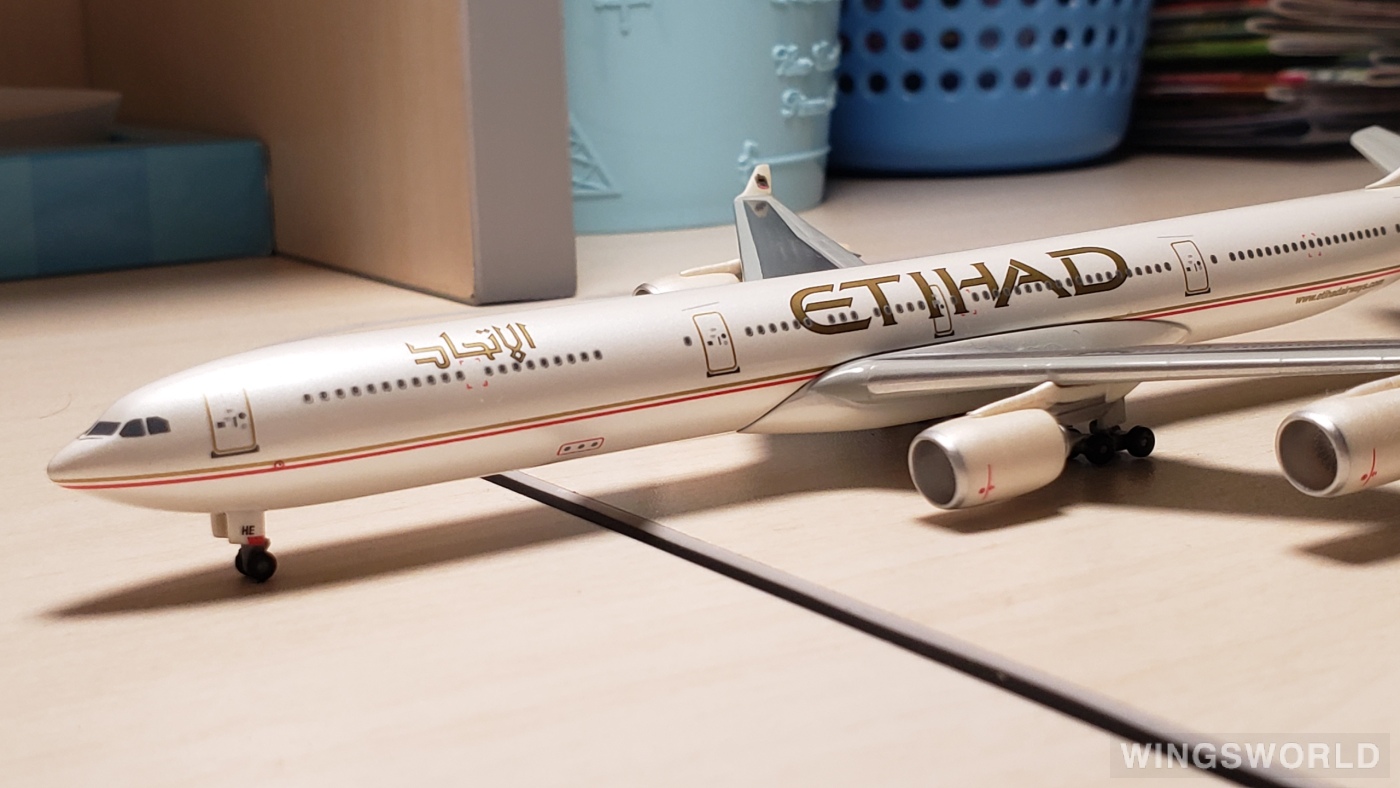 Dragon Models 1:400 56008 Etihad Airways 阿提哈德航空 Airbus A340-600 A6-EHE