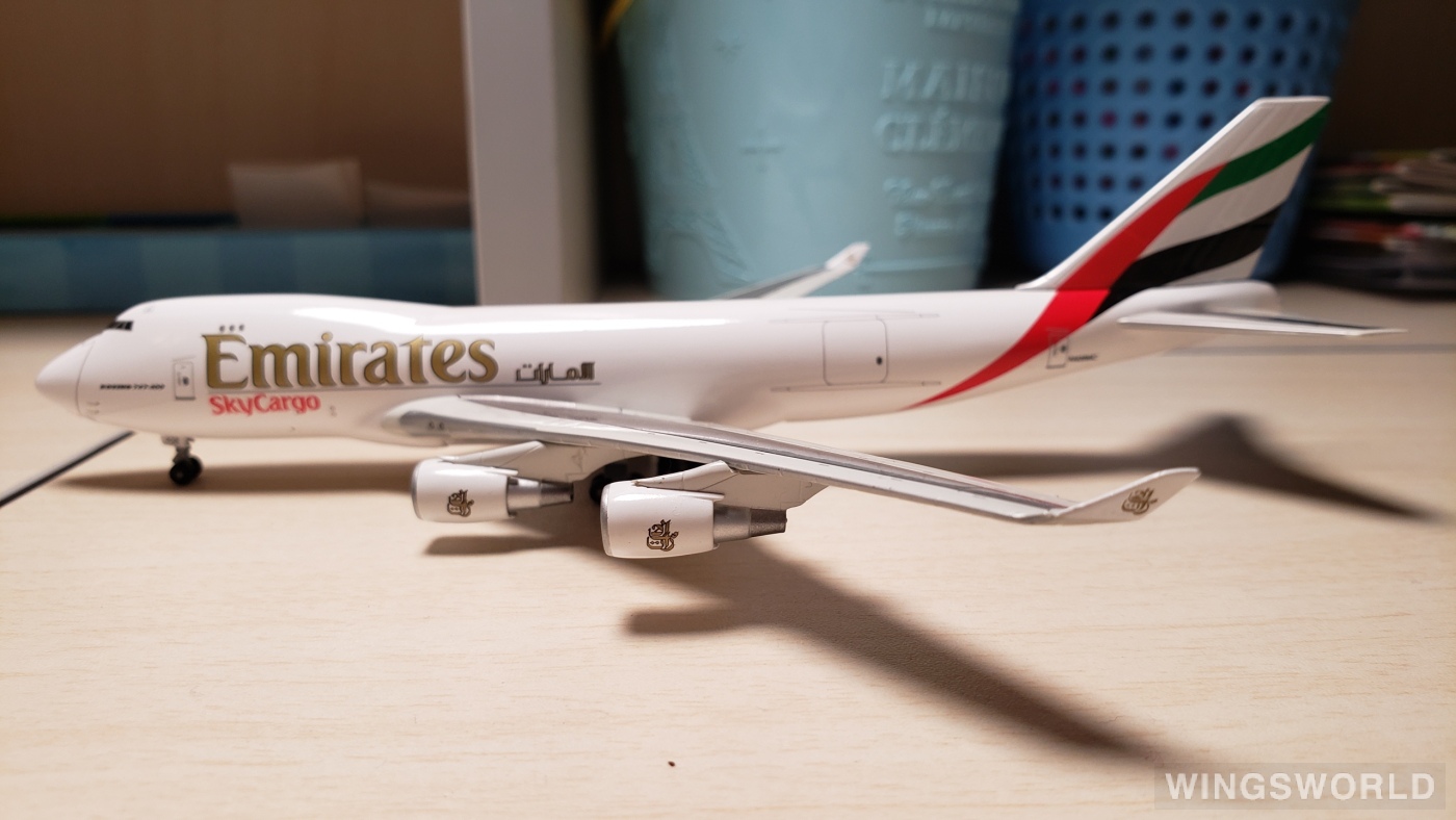 Dragon Models 1:400 55318 Emirates 阿联酋航空 Boeing 747-400 N408MC