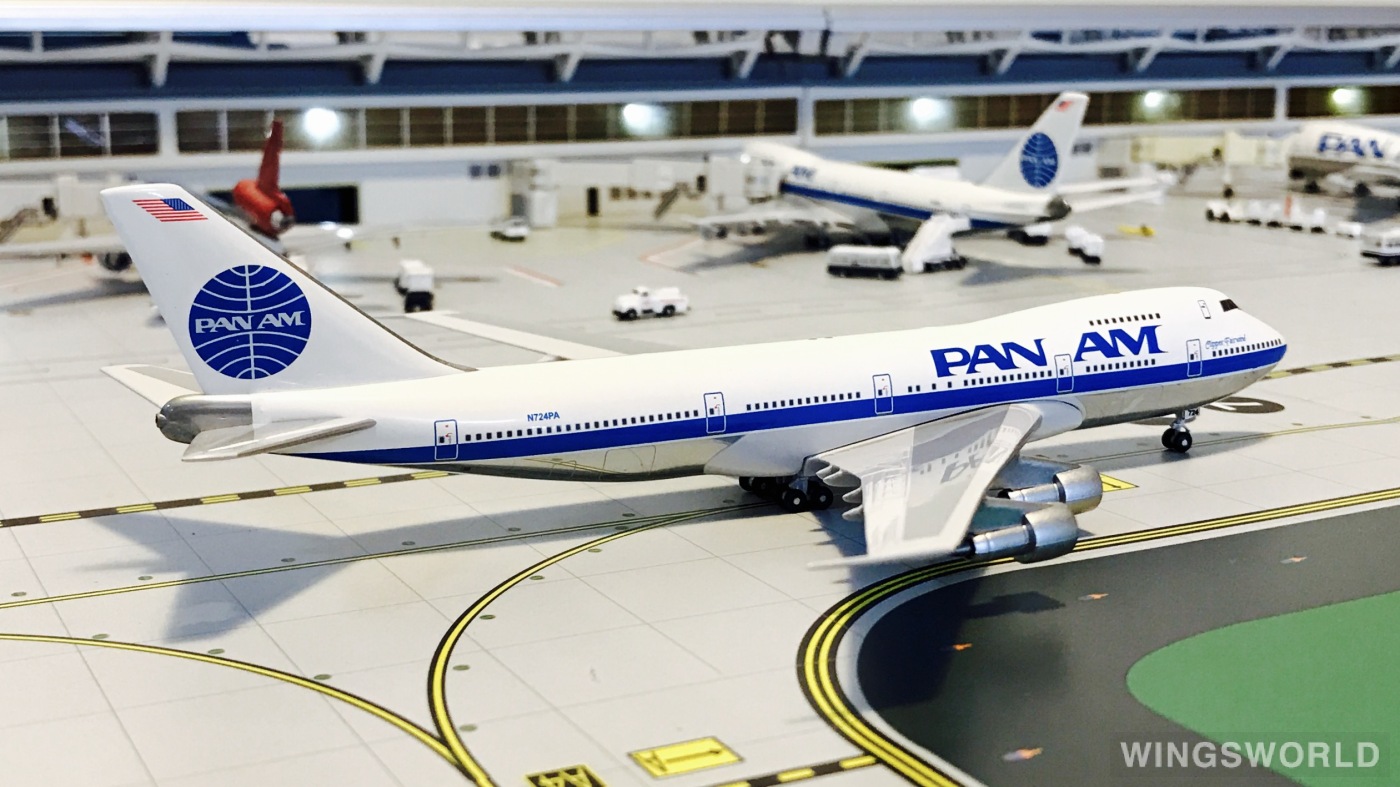 AeroClassics 1:400 PAAMC018 Pan Am 泛美航空 Boeing 747-200 N724PA