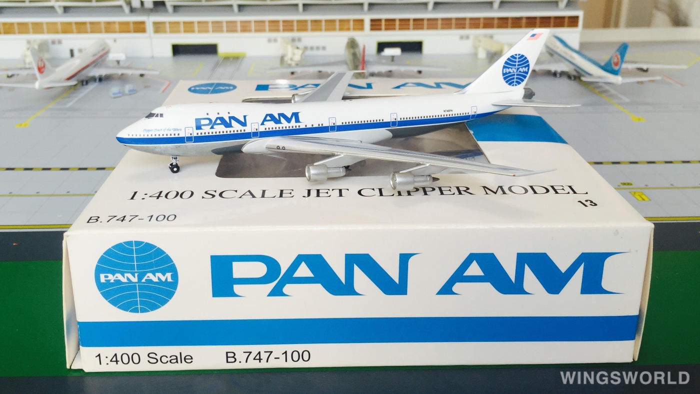 Big Bird 1:400 PAAMC019 Pan Am 泛美航空 Boeing 747-100 N748PA