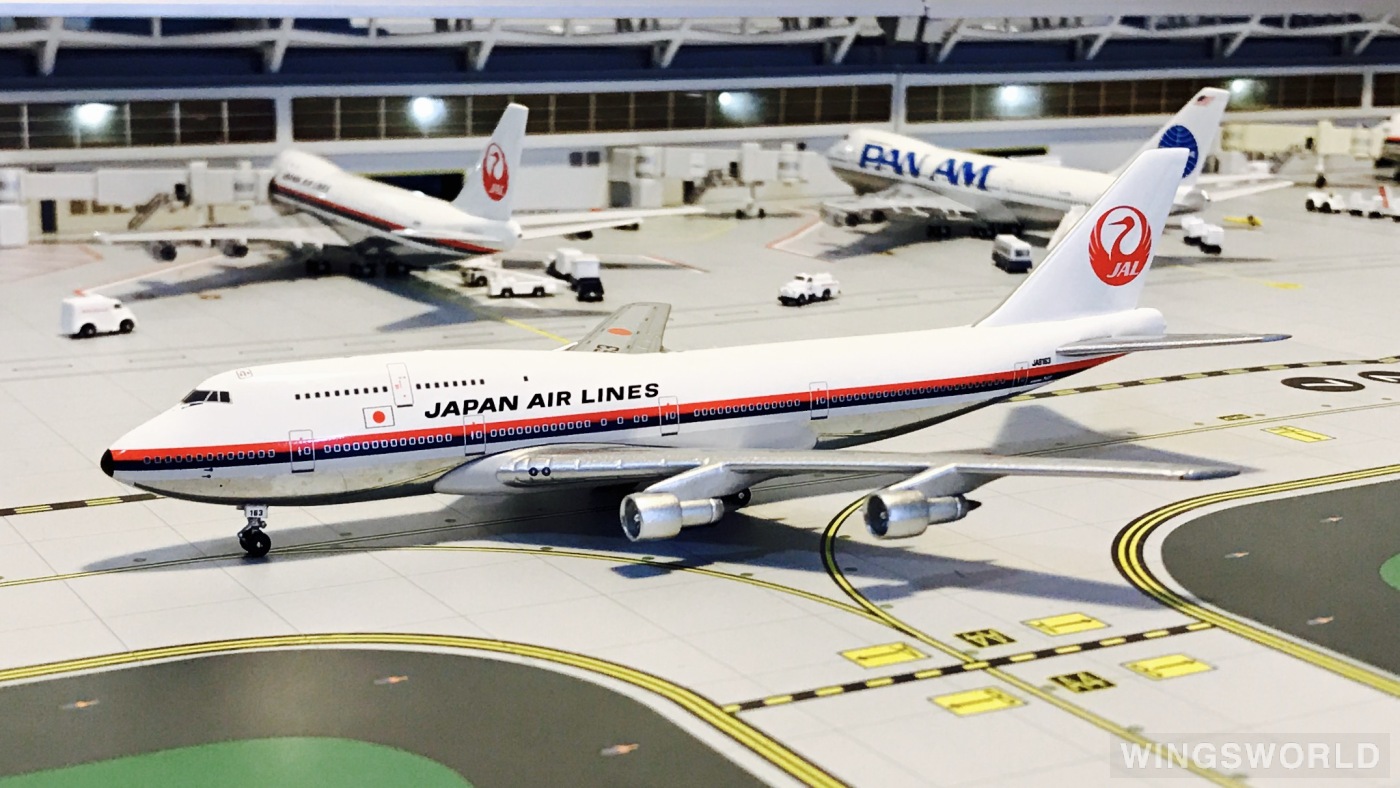 Big Bird 1:400 BB4-2004-11A Japan Airlines 日本航空 Boeing 747-300 JA8163