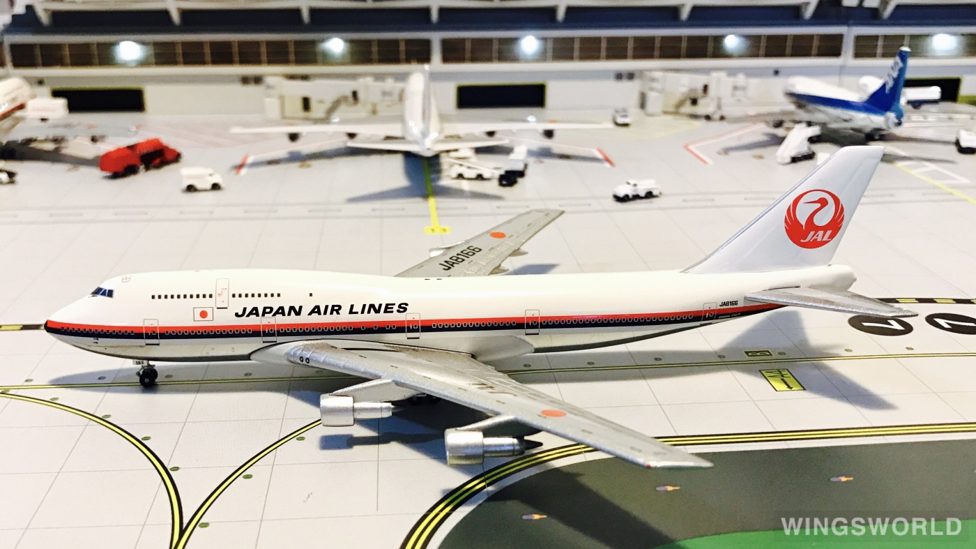 Big Bird 1:400 BB4-2004-11B Japan Airlines 日本航空 Boeing 747-300 JA8166