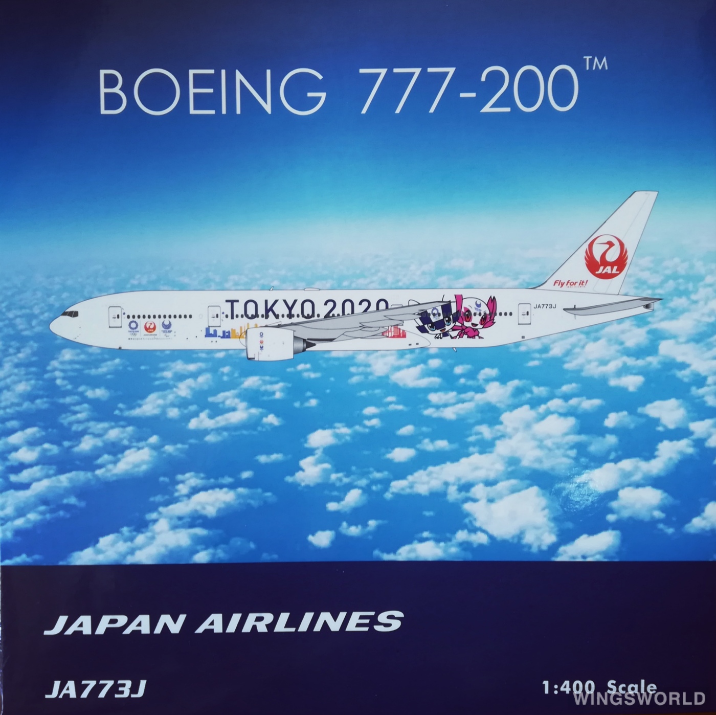 Phoenix 1:400 PH04275 Japan Airlines 日本航空 Boeing 777-200 JA773J