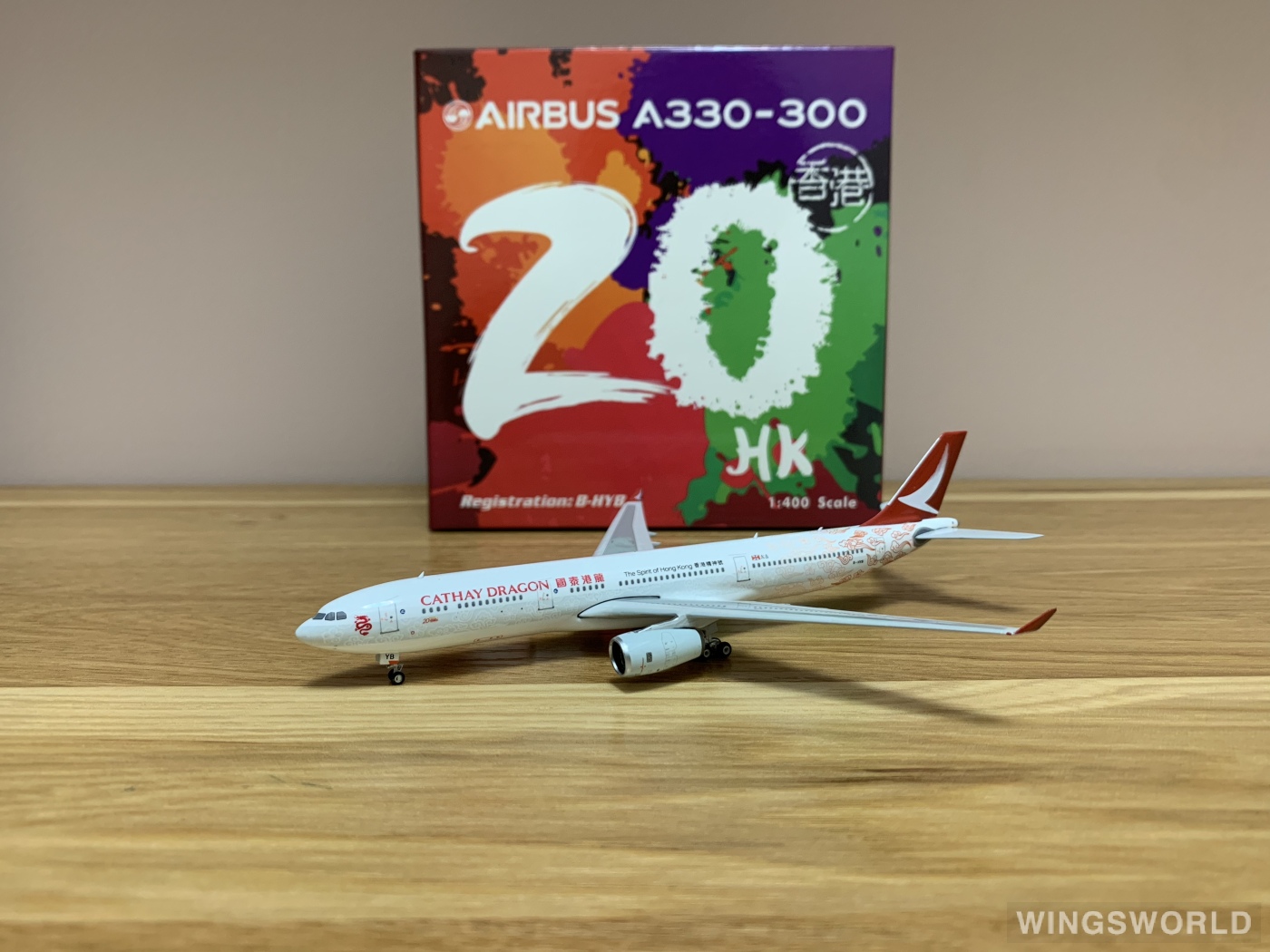 Phoenix 1:400 PH04144 Cathay Dragon 国泰港龙航空 Airbus A330-300 B-HYB