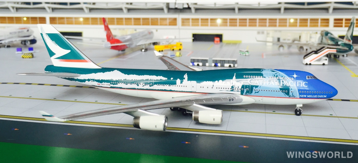 Big Bird 1:400 BB4-2004-XXX Cathay Pacific 国泰航空 Boeing 747-400 