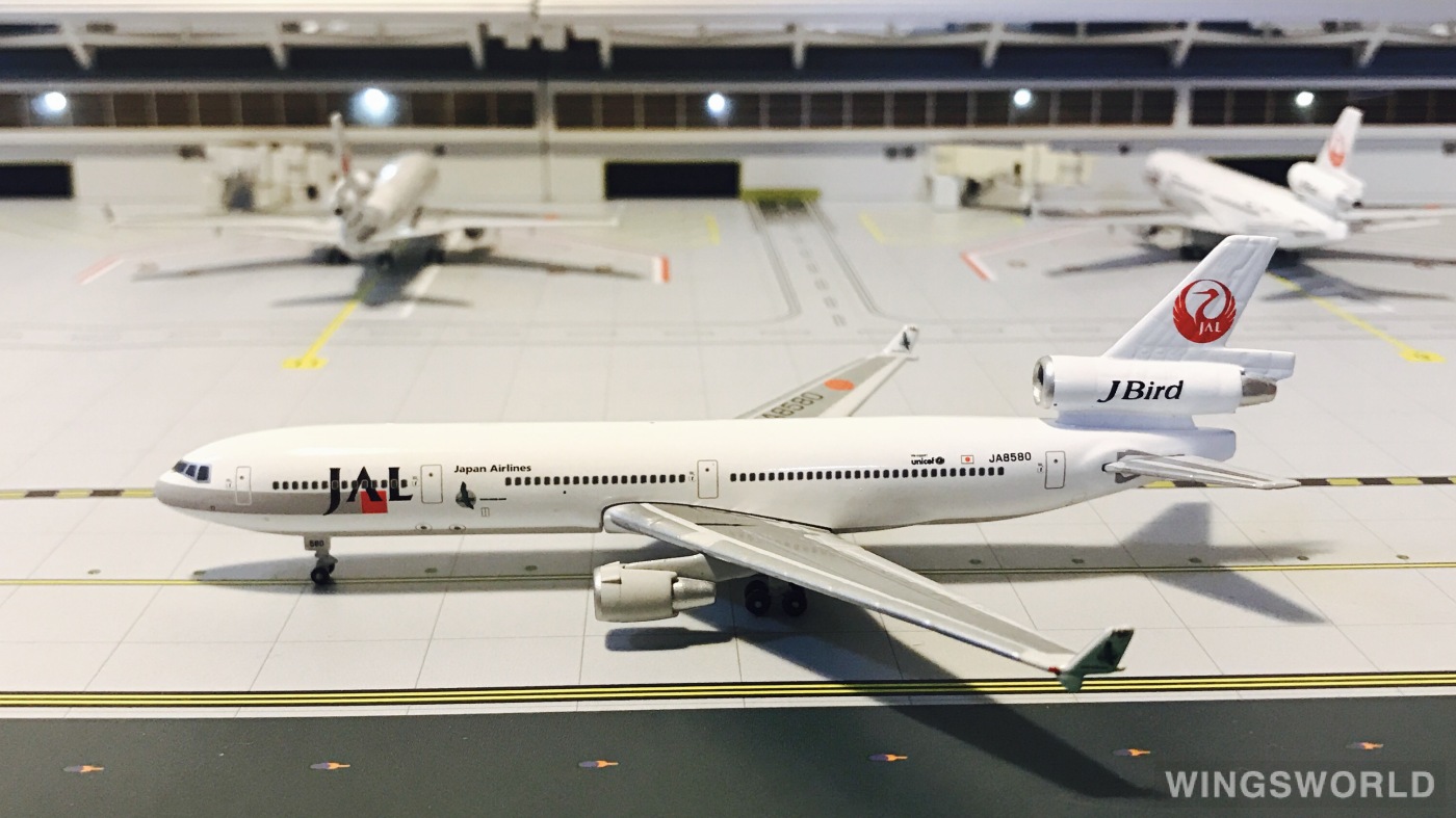 Phoenix 1:400 PH10074A Japan Airlines 日本航空 McDonnell Douglas MD-11 JA8580