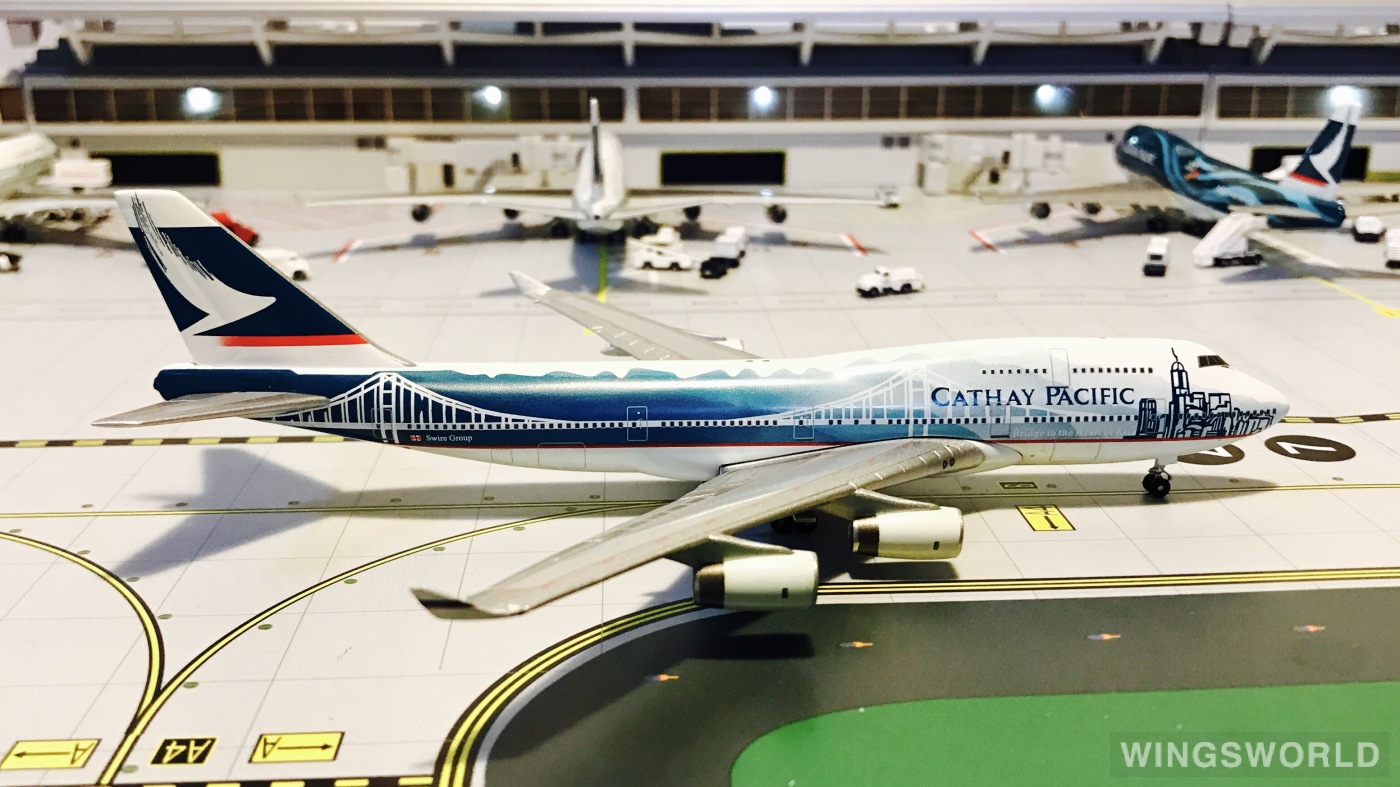 Big Bird 1:400 BB4-2004-XXX Cathay Pacific 国泰航空 Boeing 747-400 