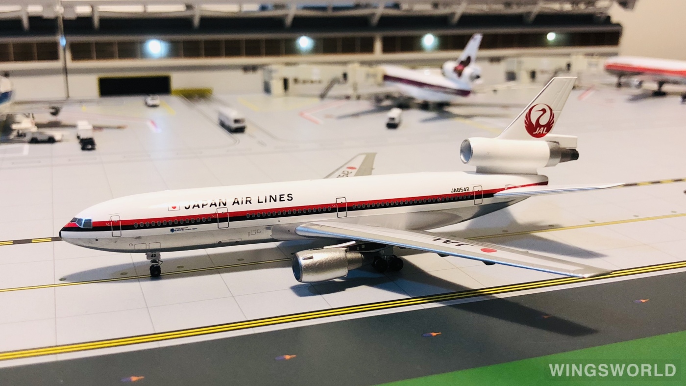 AeroClassics 1:400 ACJA8542 Japan Airlines 日本航空 McDonnell Douglas DC-10 JA8542