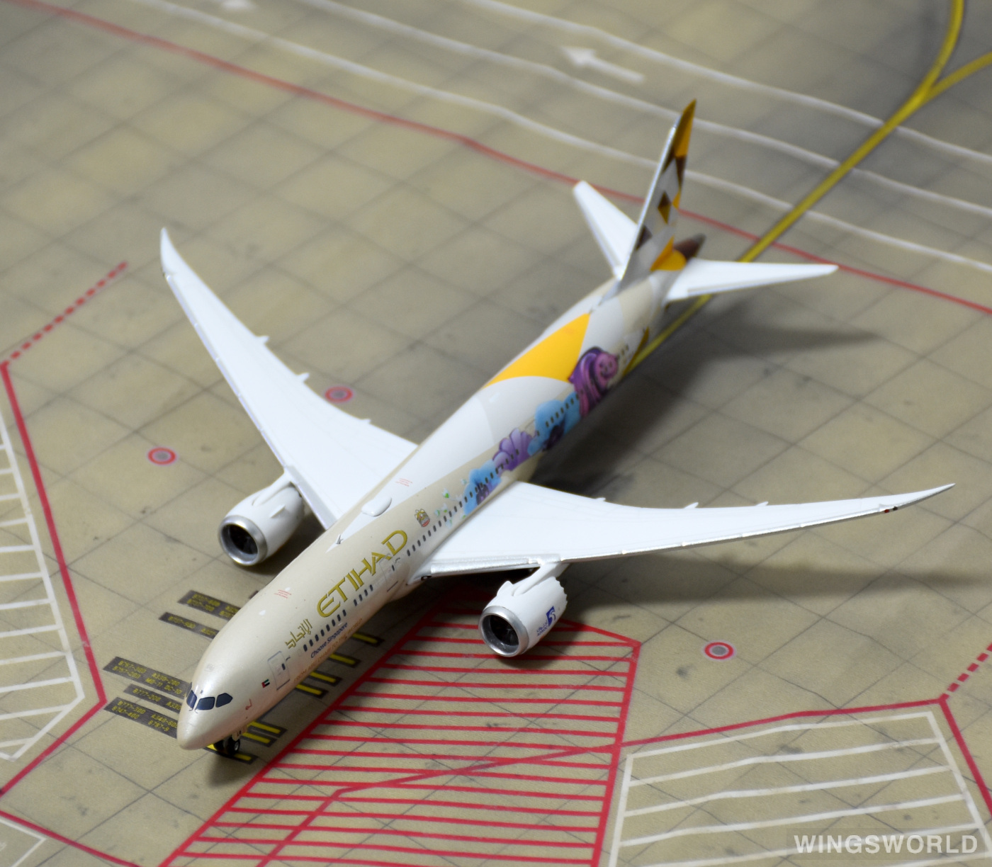 Phoenix 1:400 PH04314 Etihad Airways 阿提哈德航空 Boeing 787-9 A6-BLR