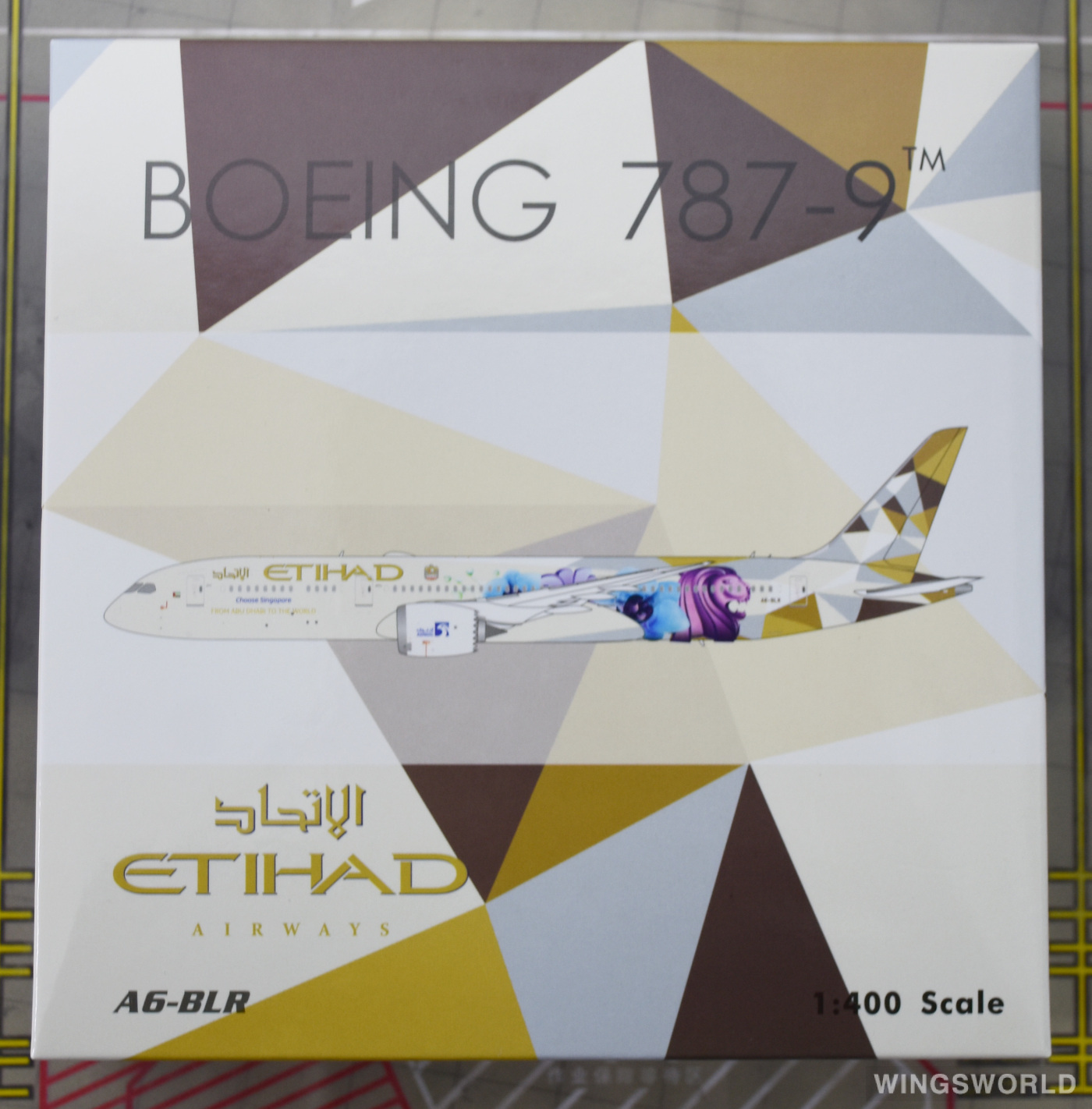 Phoenix 1:400 PH04314 Etihad Airways 阿提哈德航空 Boeing 787-9 A6-BLR