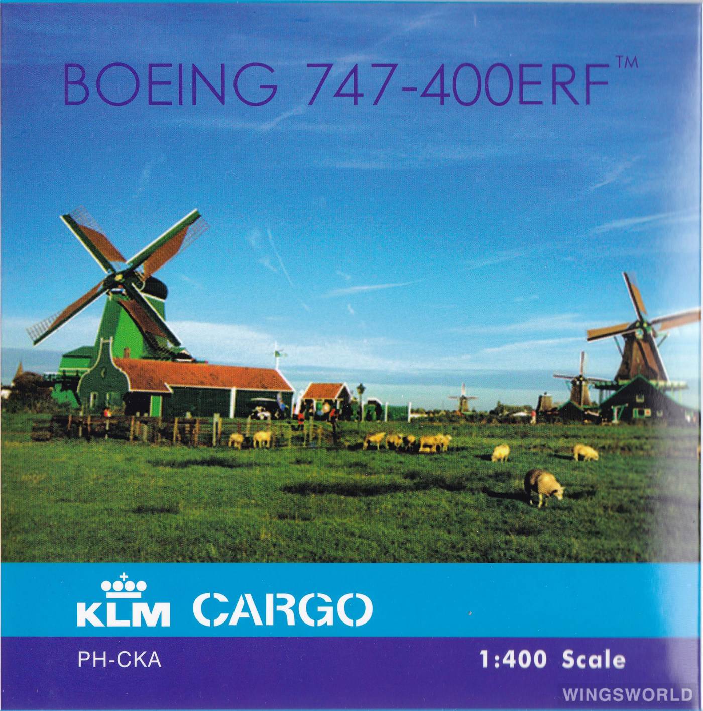 Phoenix 1:400 PH04232 KLM 荷兰皇家航空 Boeing 747-400 PH-CKA
