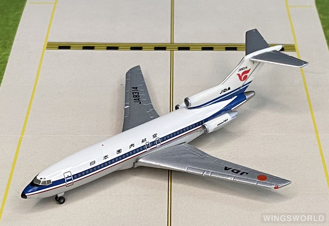 Hogan 1:500 JD51001 JDA 日本国内航空 Boeing 727-100 JA8314