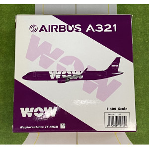 WOW air 沃奥航空 Airbus A321 TF-MOM  PH11145 Phoenix 1:400