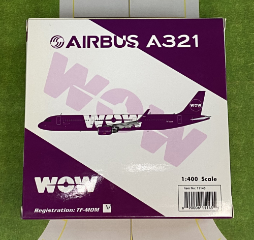WOW air 沃奥航空 Airbus A321 TF-MOM  PH11145 Phoenix 1:400