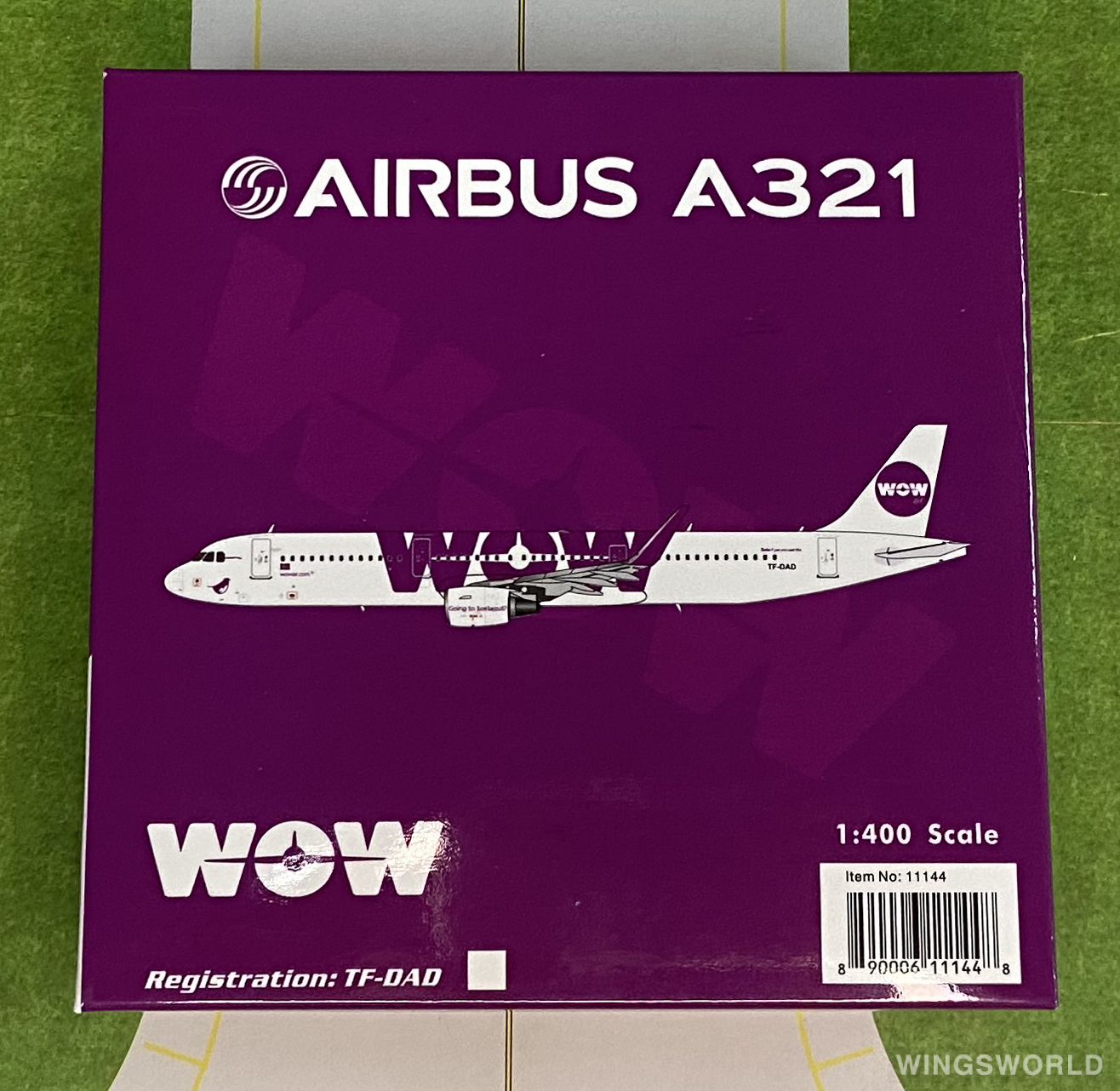 Phoenix 1:400 PH11144 WOW air 沃奥航空 Airbus A321 TF-DAD