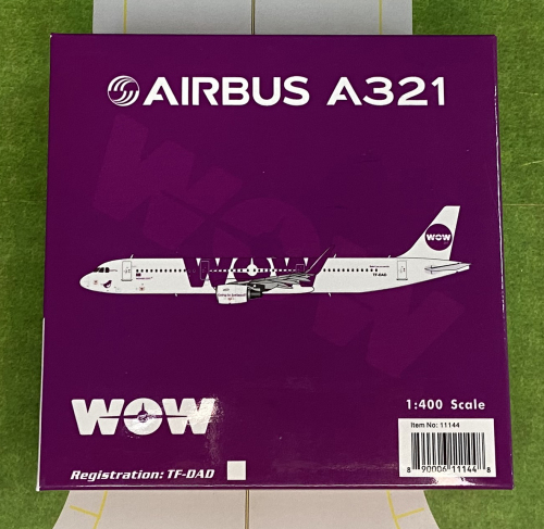 WOW air 沃奥航空 Airbus A321 TF-DAD  PH11144 Phoenix 1:400
