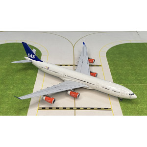 SAS 北欧航空 Airbus A340-300 LN-RKF  XX4303 JC Wings 1:400