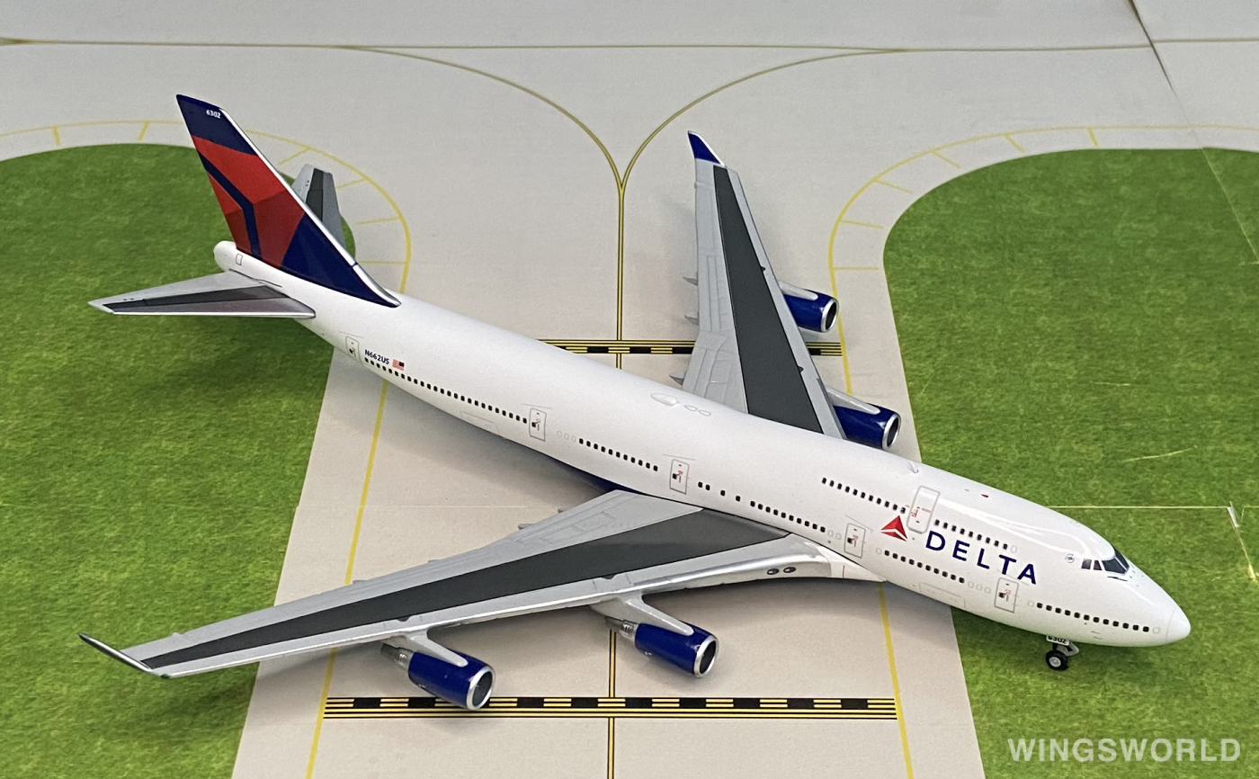 Geminijets 1:400 Boeing 747-400 Delta Air Lines 达美航空