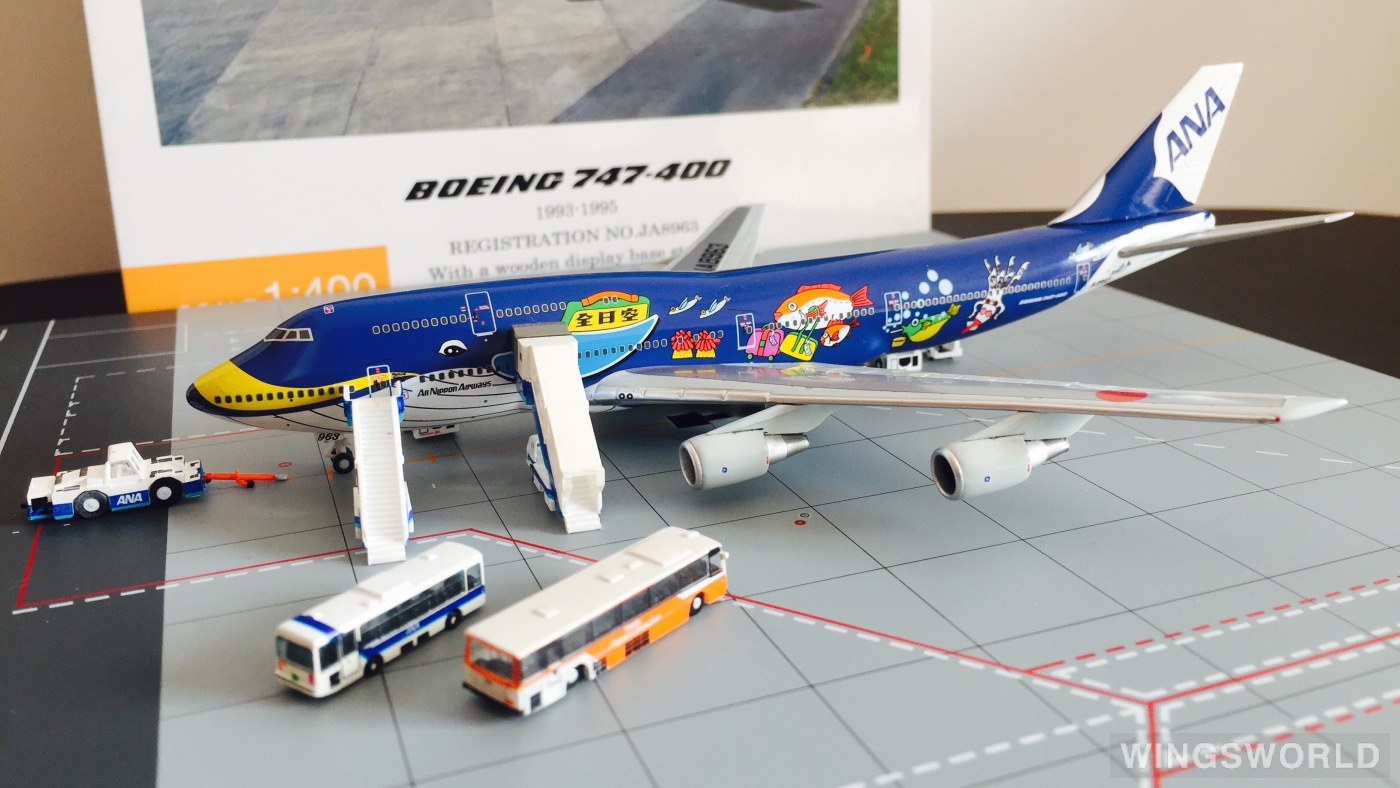 Hogan 1:400 NH40073 ANA 全日空 Boeing 747-400 JA8963