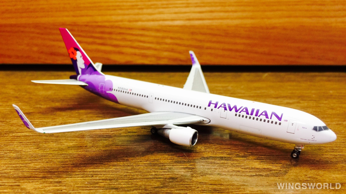 Geminijets 1:400 GJHAL1030 Hawaiian Airlines 夏威夷航空 Boeing 767-300 N580HA