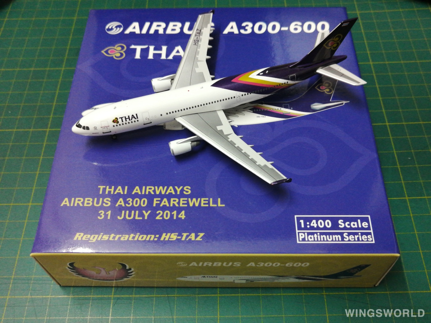 Phoenix 1:400 PH11021 Thai Airways 泰国国际航空 Airbus A300-600 HS-TAZ