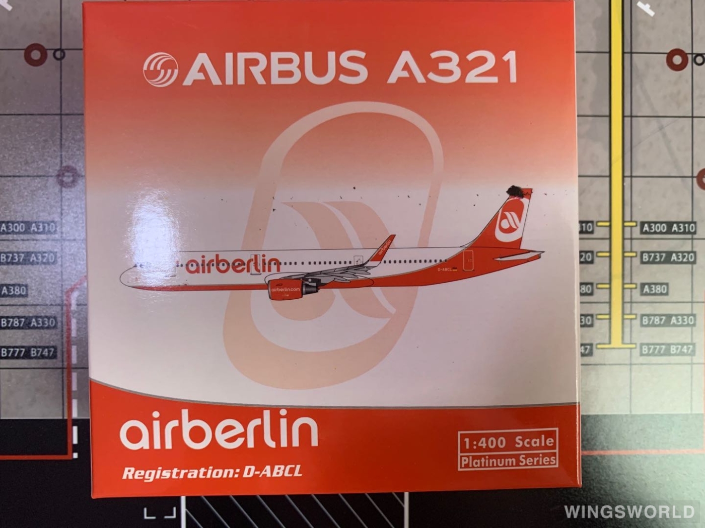 Phoenix 1:400 PH11002 Air Berlin 柏林航空 Airbus A321 D-ABCL