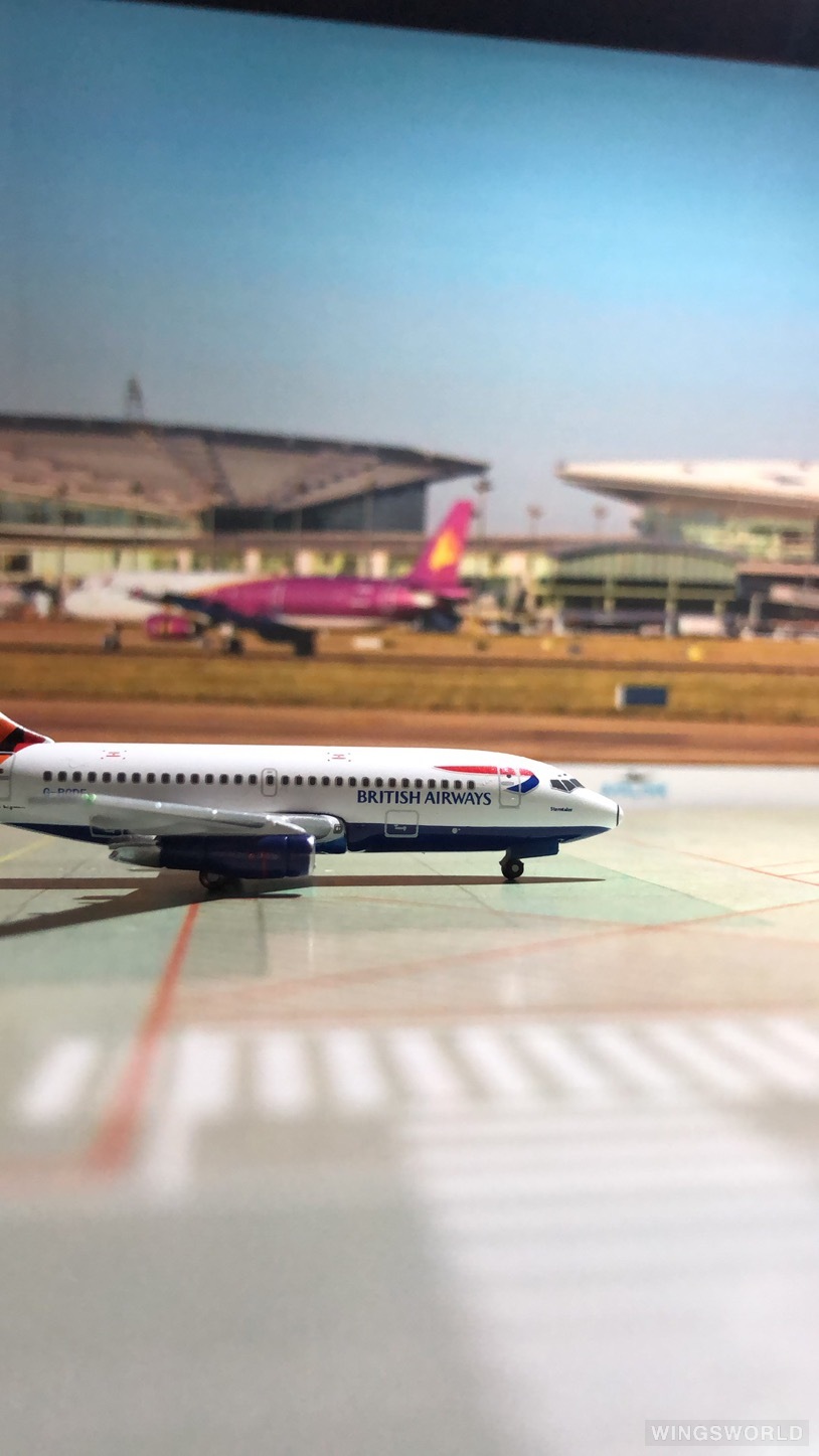 Geminijets 1:400 GJBAWSET1 British Airways 英国航空 Boeing 737-200 G-BGDE