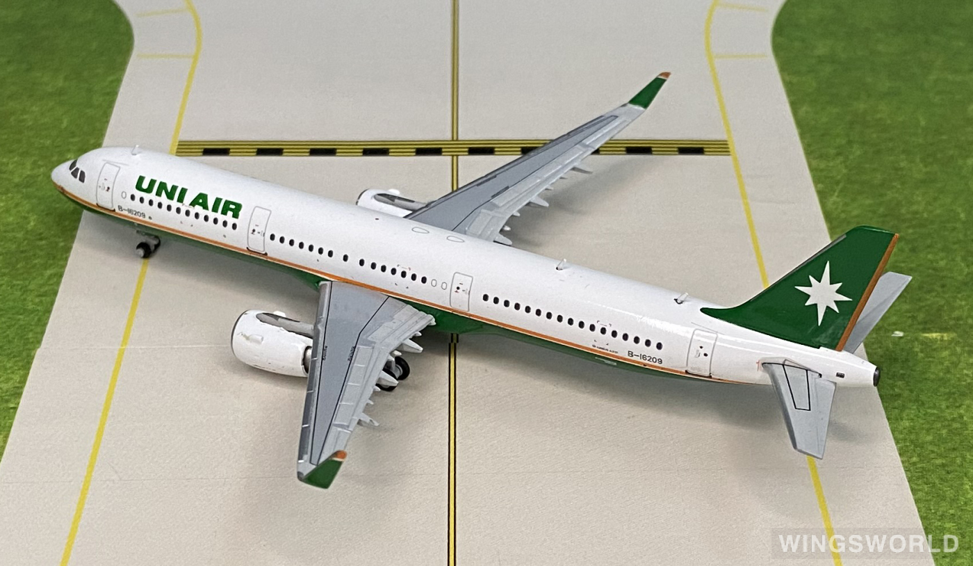 JC Wings 1:400 Airbus A321 EVA Air 长荣航空XX4679 B-16209 立