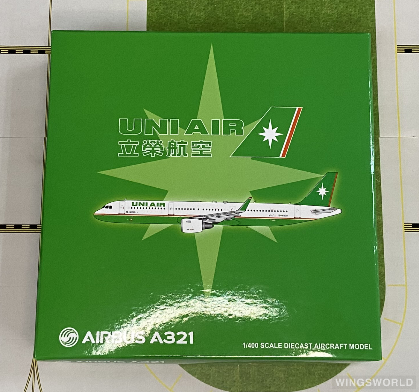 JC Wings 1:400 XX4679 EVA Air 长荣航空 Airbus A321 B-16209