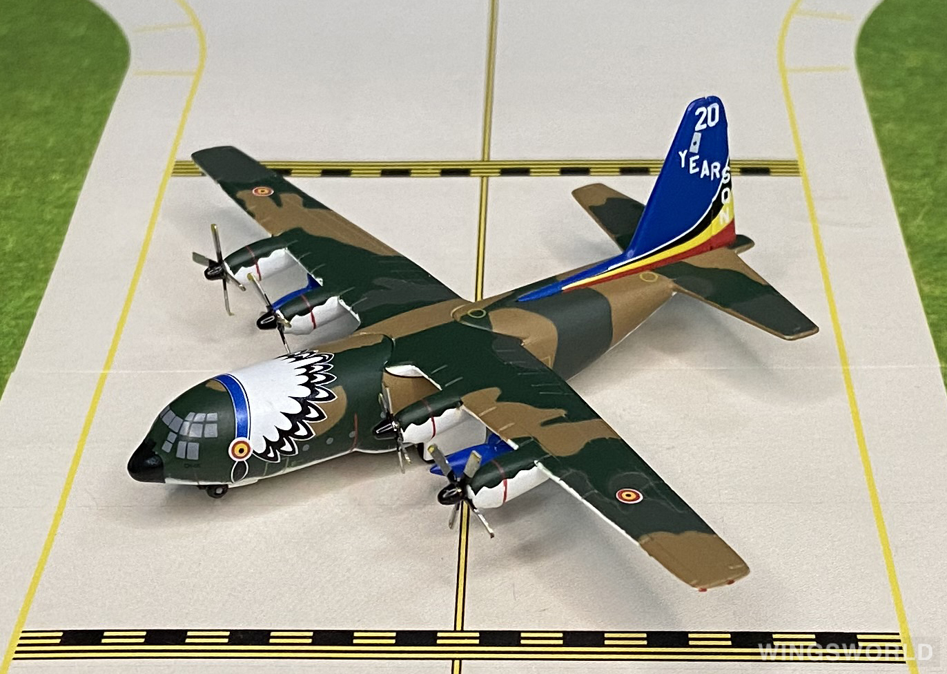 Geminijets 1:400 GMBAF010 Belgian Air Component 比利时空军 Lockheed C-130 Hercules CH-05