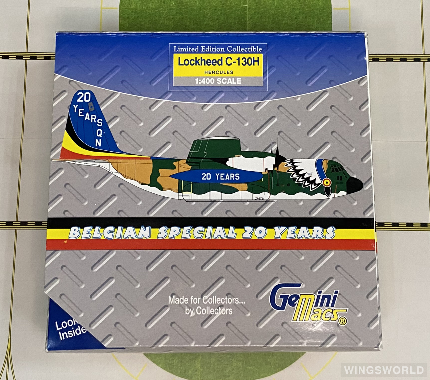 Geminijets 1:400 GMBAF010 Belgian Air Component 比利时空军 Lockheed C-130 Hercules CH-05