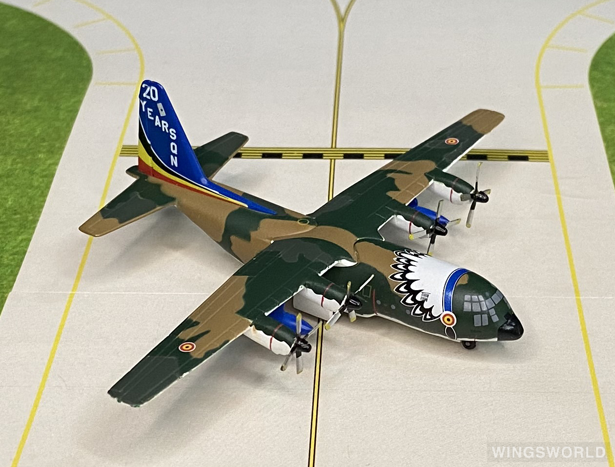 Geminijets 1:400 GMBAF010 Belgian Air Component 比利时空军 Lockheed C-130 Hercules CH-05
