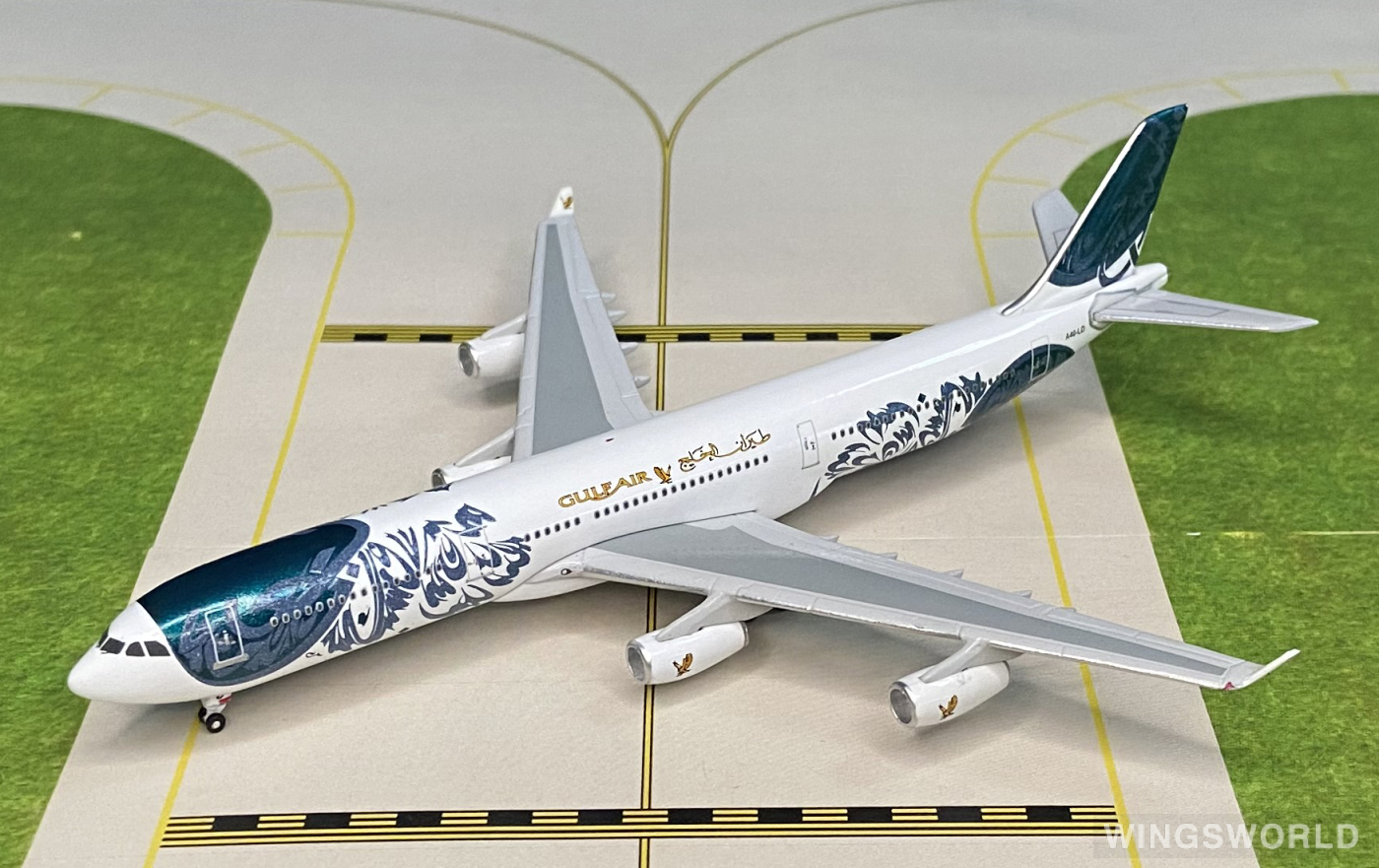 Starjets 1:500 SJA340-300K Gulf Air 海湾航空 Airbus A340-300 A40-LD