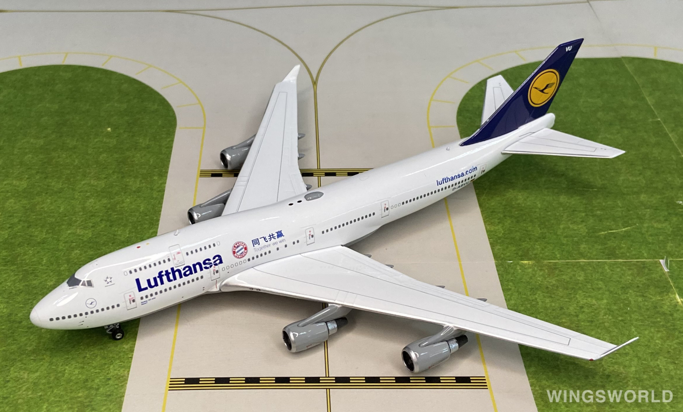 Phoenix 1:400 PH04079 Lufthansa 汉莎航空 Boeing 747-400 D-ABVU