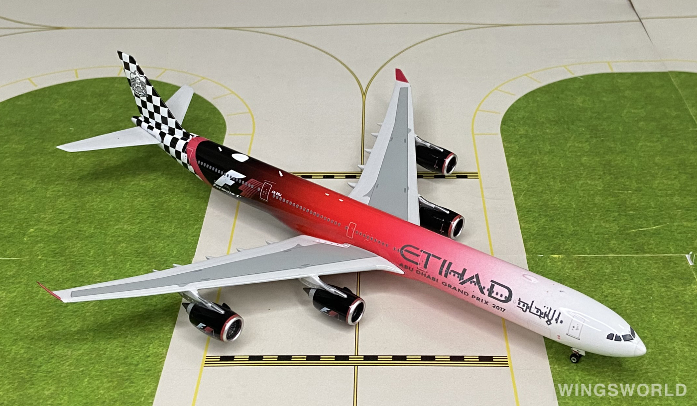 Phoenix 1:400 PH11385 Etihad Airways 阿提哈德航空 Airbus A340-600 A6-EHJ