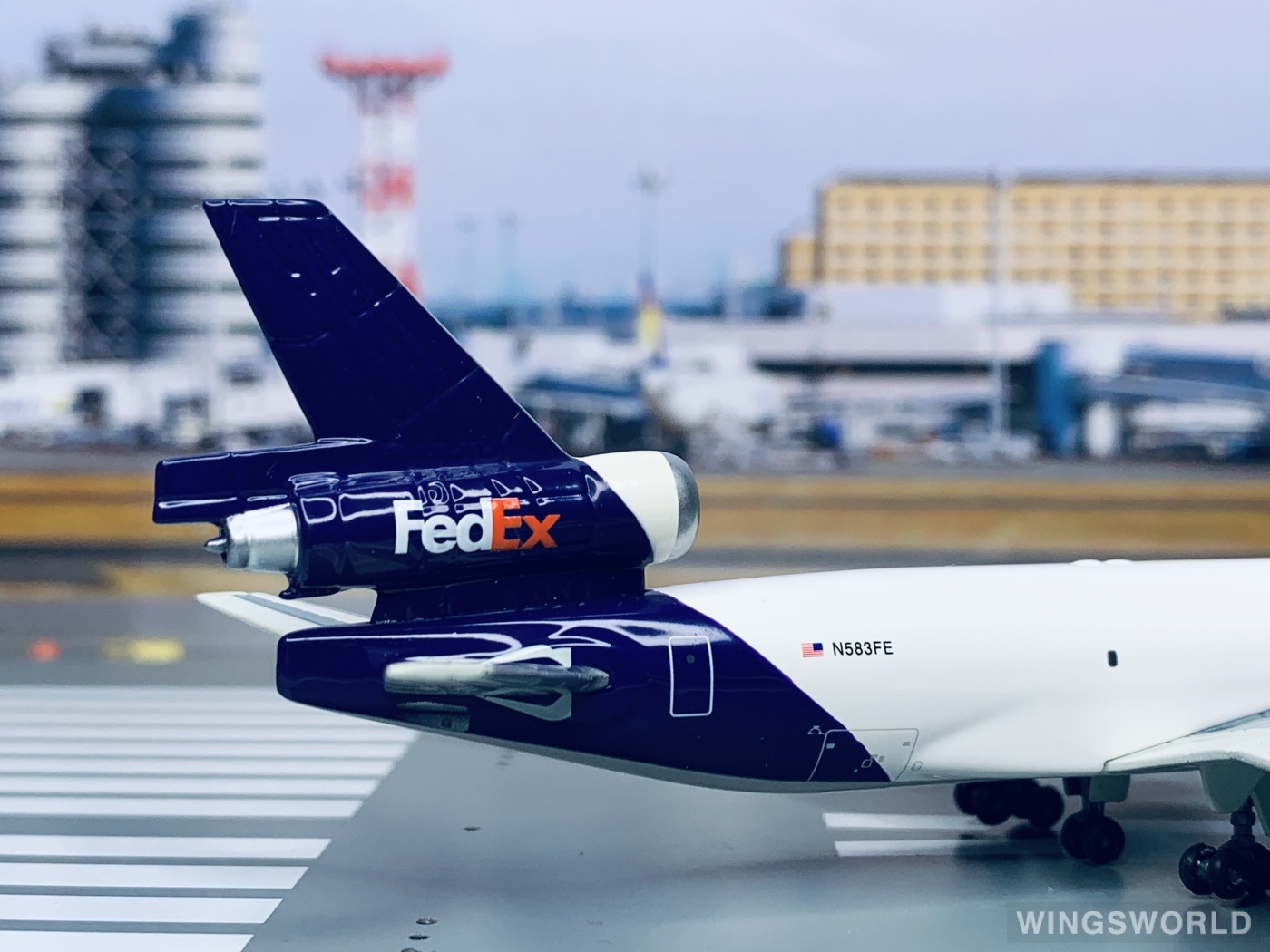 Golden Wings 1:400 GWN583FE FedEx 联邦快递 McDonnell Douglas MD-11 N583FE