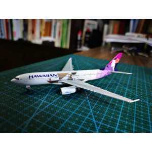 Hawaiian Airlines 夏威夷航空 Airbus A330-200 N391HA 海洋奇缘彩绘 XX5120 JC Wings 1:500