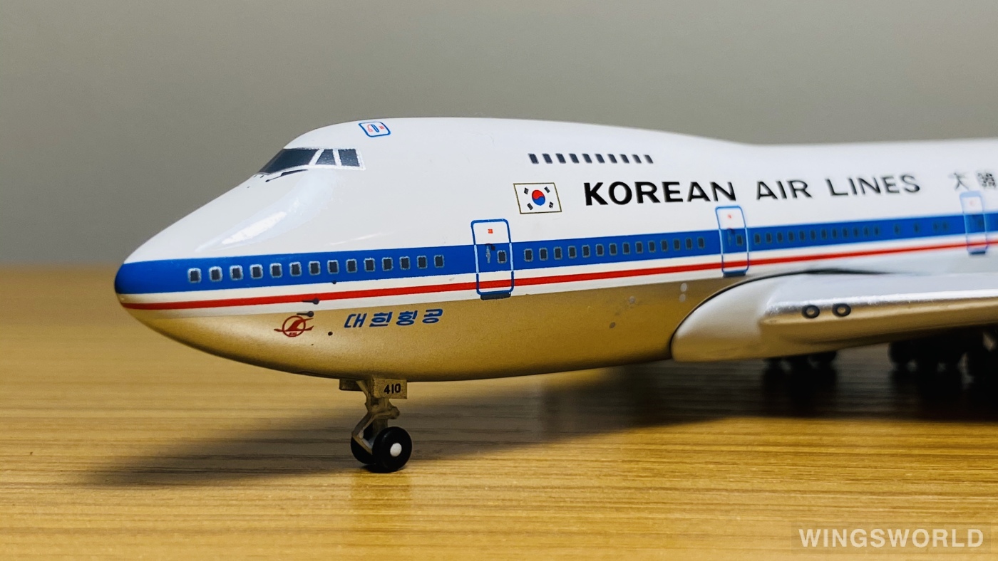 Big Bird 1:400 Boeing 747-200 Korean Air 大韩航空BB4-2004-16B 