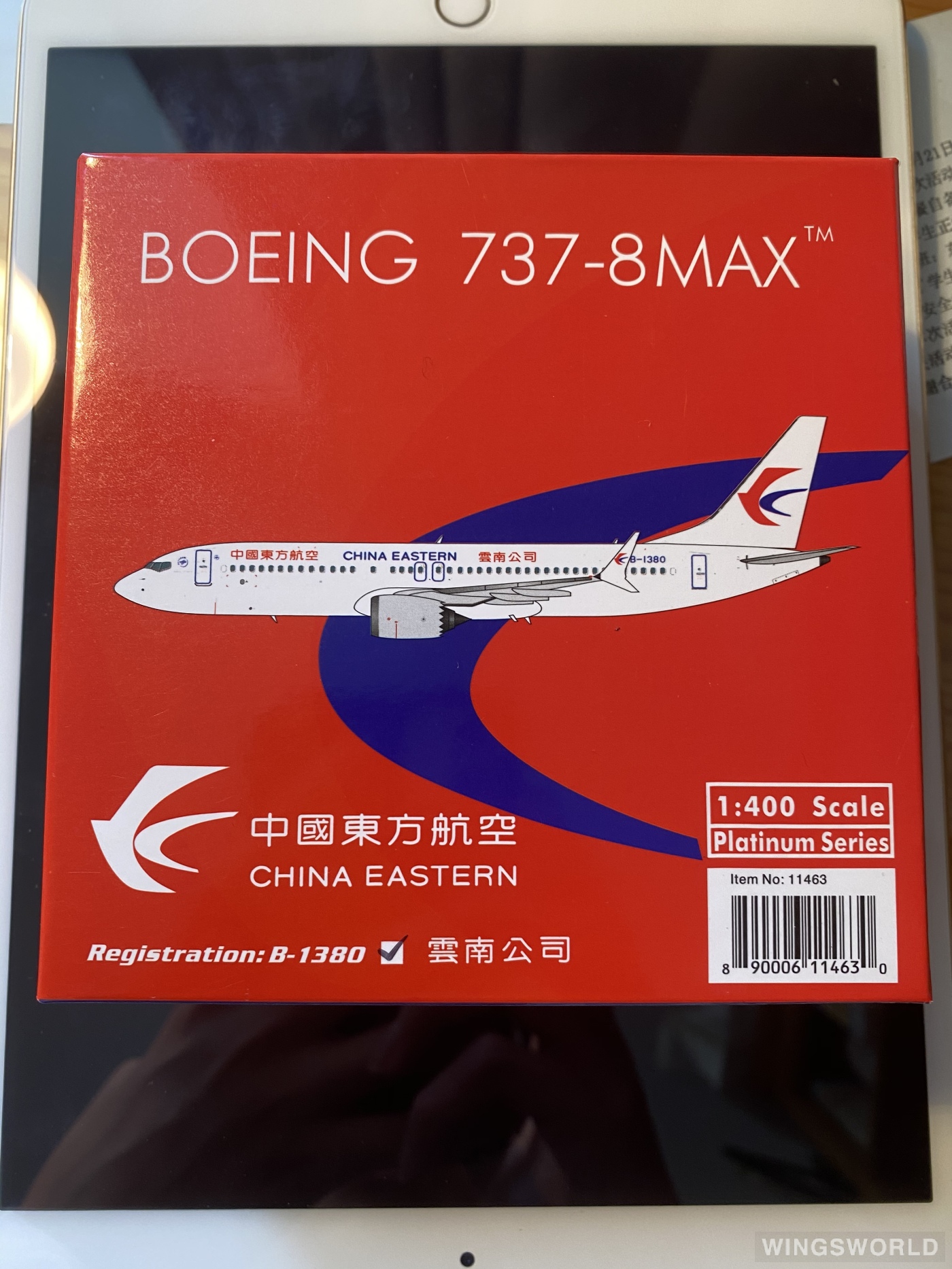 Phoenix 1:400 PH11463 China Eastern 中国东方航空 Boeing 737 MAX 8 B-1380